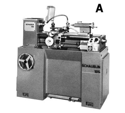 Фото токарно-гвинторізного верстата Schaublin 125 (Вариант А)
